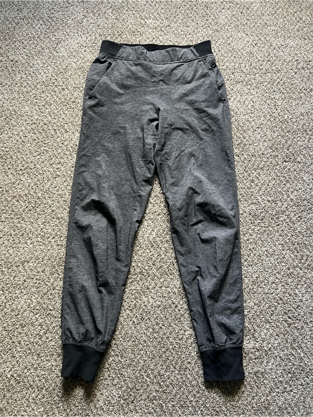Charcoal Gray Jogger Pants
